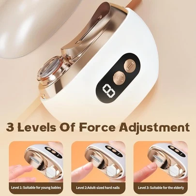 Máy cắt và đánh bóng móng tay điện tử thông minh 2 trong 1, sạc USB, pin lithium-polymer 500mAh, tích hợp chức năng chống cắt, mài và chiếu sáng, lý tưởng cho việc làm móng, giũa, đánh bóng và tạo hình móng, món quà hoàn hảo.