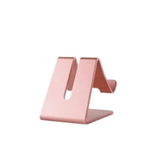 Aluminum Alloy Phone Stand, Sturdy And Durable, Universal Slouchy Bracket For Desk, Suitable For Phones And Tablets, Multi-Angle Adjustable, Anti-Slip Design, Practical For Office, Study, Watching Shows And Live Streaming - Pink - View 6
