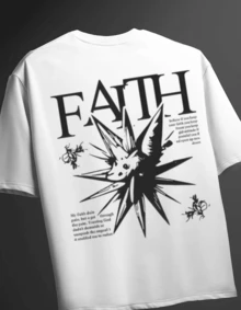 Camiseta Oversize Faith - Blanco - Ver 6