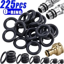 Bộ 10 vòng đệm O-ring silicon, chịu dầu và nhiệt, bền, thích hợp cho ô tô, hệ thống ống nước và vòi nước. - A - Xem 9