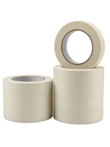 3 cuộn băng keo giấy màu trắng sữa đa năng, thích hợp cho việc sơn sửa, trang trí nhà cửa, văn phòng, đồ dùng học tập, nghệ thuật, thủ công và các dự án DIY. - Tròn - Xem 9