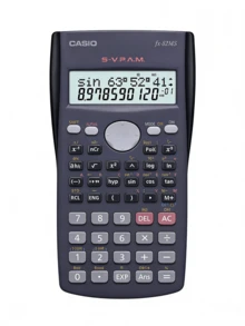 Casio 240功能科学计算器，学生考试学习计算器，便携式办公计算器，深蓝色时尚返校用品，青少年和职场人士的理想礼物，日常数学和工程计算工具，品牌礼品 FX-82MS-DEEP-BLUE - 藍色 - 查看 1