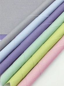 [6入/組] 雙面小格十字繡布料，30x30cm十字繡專用布，包含粉色、黃色、藍色、綠色、灰色、紫色6色可選，6色混裝/純色6入兩種選擇，適合十字繡初學者和刺繡愛好者，適用於十字繡、牆面裝飾、DIY手工藝、禮品創作 - 雙面小格布 - 查看 6
