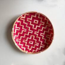 BWIC 1 Bamboo Decorative Tray, Household Drying Storage Basket, Home Supplies, Holiday Gift Creative Home Plate, Mini Bamboo Products | Suitable For All Seasons,Homestay Decoration, Photography Props, Dining Table Storage - Multicolor - View 8