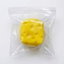 Soft Cheese-Textured Stress Relief Toy, Warm And Interesting Design With Cheese-Like Texture Pattern. It Is A Stress Relief Toy That Can Enhance Parent-Child Interaction, Suitable For Weekend Family Activities. - Cheese - View 9