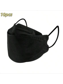 10pcs High-Quality 3D Face Masks, Suitable For Daily Wear - Multicolor - View 6