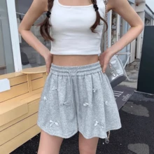 Women Shorts - Grey - View 4