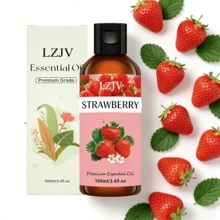 100ml/30ml/5ml Strawberry Fragrance Essential Oil, Strawberry Oil, Suitable For Aromatherapy Diffuser, Humidifier, Soap/Candle Making, Unisex, Ideal Gift - Strawberry Essential Oil - View 3