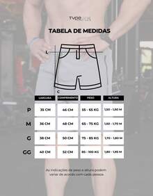 Type One Kit 3 Shorts Bermuda Zíper Masculina Tactel Com Elastano Alta Elasticidade Academia - 1 Azul Marinho/2 Cinza Escuro - Visão 7