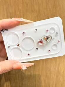 Pink and White Heart-shaped Diamonds