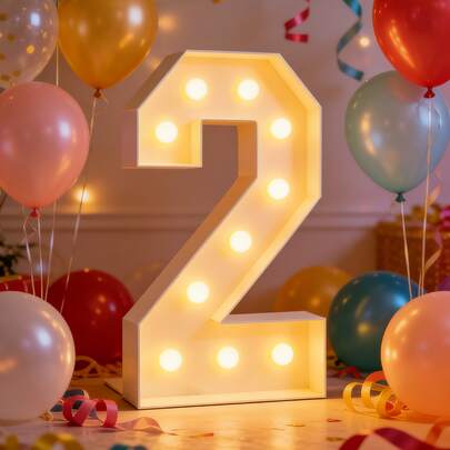 1 pieza/28 pulgadas Marco de pantalla numérica iluminada, Dígitos 0-9 de tablero de espuma de PVC, Tablero KT insertable con soporte Luz de decoración de fiesta LED, Funciona con pilas (pilas se venden por separado), Adecuado para regalos de graduación, Regalos de despedida de soltero, Regalos para damas de honor, Regalos del Día del Padre, Decoración y regalos de Halloween, Regalos de despedida de soltera