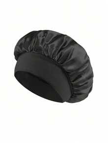 1 chiếc mũ ngủ bằng lụa satin cao cấp - Dây buộc điều chỉnh thoải mái - Thoải mái suốt đêm, Dành cho cả nam và nữ, Thân thiện với việc chăm sóc tóc, Phụ kiện phòng tắm chất lượng cao, Lý tưởng cho tóc dài xoăn hoặc tết bím, Thích hợp cho mùa xuân, hè, thu, đông. - Nhiều màu - Xem 14