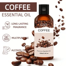 100ml/30ml/5ml Coffee Fragrance Essential Oil, Coffee Oil, Suitable For Aromatherapy Diffuser, Humidifier, Soap/Candle Making, Unisex, Ideal Gift - Coffee Essential Oil - View 2