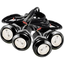 4 buah lampu LED COB Eye 18mm DC 12V untuk mobil, lampu siang hari, lampu mundur, lampu sorot, bohlam kecil yang cocok untuk mobil dan sepeda motor. - Y Y - View 14