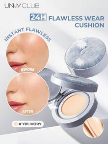 持久气垫粉底，轻盈透气，保湿提亮，防晕染 - Y01象牙色 - 查看 1