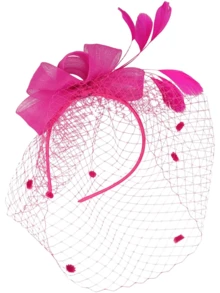 Women's Charming Hat - Tea Party Kentucky Derby Church Hat, 50s Headpiece Party Hat,Elegant,Birthday - Multicolor - View 3