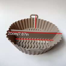Khay nướng có thể tháo rời cho nồi chiên không dầu, thảm nướng silicon, khuôn bánh silicon chịu nhiệt, khay nướng được phân loại. - Xem 11
