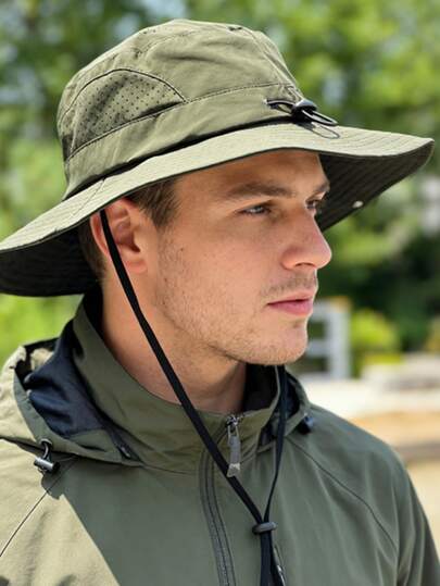 男女通用可折叠遮阳帽，防风防紫外线，3D设计，时尚百搭，适合海滩、户外、徒步、骑行、旅行、郊游、街头、约会、远足等各种场合。