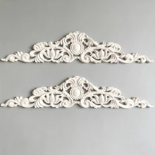 2pcs Solid Wood Carving Inlaid Horizontal Flowers, Woodworking Supplies, Home Decorations, Suitable For Cabinets, Doors And Windows, Furniture, Background Walls, Porches, Offices And Other Decorations, Holiday Decorations, DIY Decorations. - Multicolor - View 8