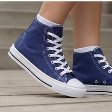 Women's All Star Comfortable High-Top Sneakers - Navy Blue - View 1