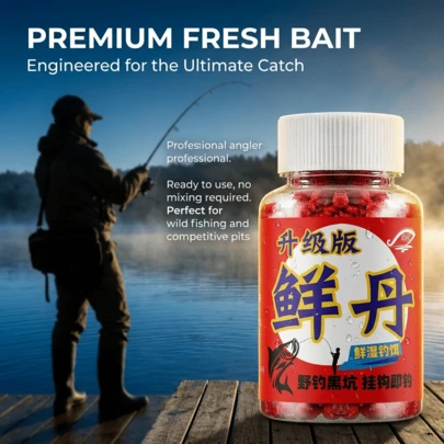 1 Bag Freshwater Fishing Pellets Bait, Professional Ready-To-Use Wet Bait For Carp And Grass Carp, High Attraction Scented Fishing Lure, Home Essentials For Outdoor Activity, Practical Fishing Tackle Accessory, Modern Style