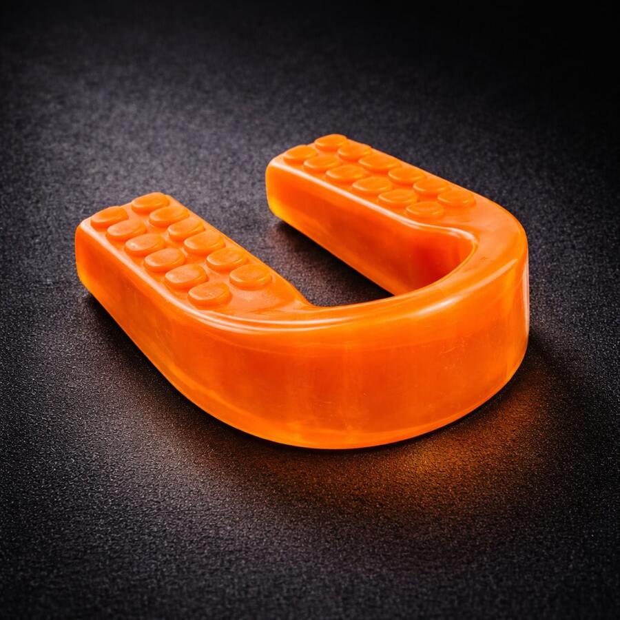 Sports Mouthguard For Boxing, Muay Thai, MMA, Professional, Adult, Moldable, Comfortable - 橘色 - 查看 1