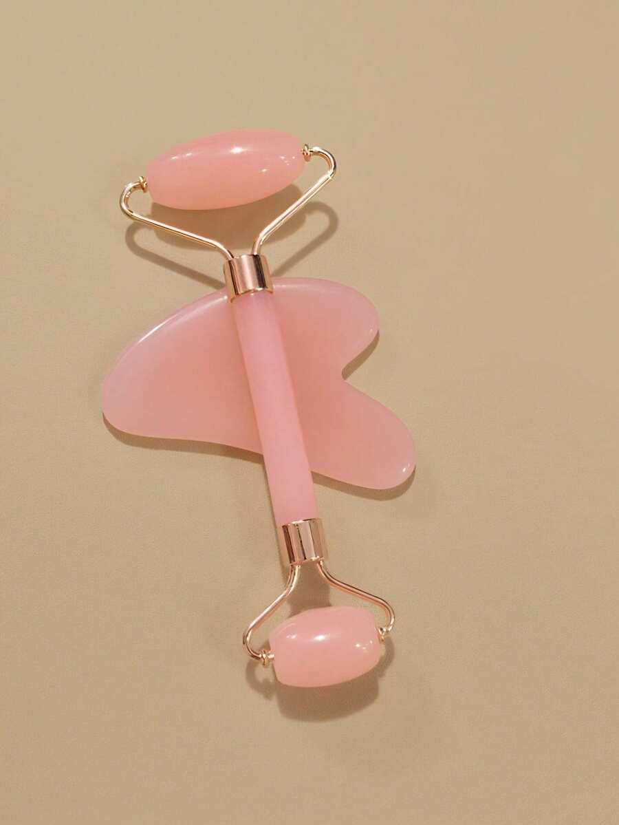 2 Peças Conjunto de Rolo de Massagem e Placa Gua Sha, Ferramentas de Massagem e Terapia Corporal, Pode Aliviar o Cansaço, Dor e Pele Flácida, Reduzir o Acúmulo de Gordura, Promover a Circulação Linfática e Sanguínea, Eliminar o Inchaço. Pode ser usado para Cuidados de Beleza, Spa e Massagem de Banho. Presente Ideal para Aniversário, Feriados e Aniversário. Ferramenta de Massagem Facial, Rolo de Beleza, Rolo Facial, Suprimentos de Terapeuta de Beleza, Ferramenta de Cuidados Corporais