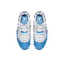 Nike Jordan Air Jordan 11 百搭舒適 耐磨 低筒 復古籃球鞋 男女同款 白藍 - 白藍 - 查看 4