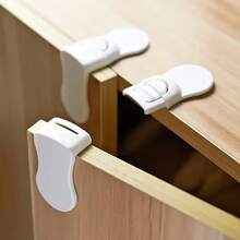 Bộ 12 khóa an toàn cho tủ, khóa ngăn kéo chống trẻ em, phù hợp cho trẻ nhỏ và trẻ mới biết đi, khóa an toàn cho tủ không cần khoan, món quà tuyệt vời cho bố mẹ mới sinh để giữ bé tránh xa nguy hiểm. - Nhiều màu - Xem 3
