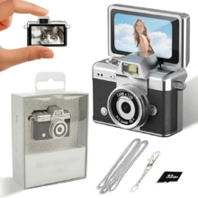 2026 Upgraded Version 1.47-Inch Mini Digital 32GB Camera - HD IPS Flip Screen Selfie Camera With Retro Filters And Recording Features, Multifunctional Pocket Vlog Camera, Ideal For Travel And Content Creation - The Perfect Tech Gift For Creators - View 12