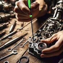 10件套精密挑钩工具套装，汽车油封/O型圈密封垫片挑钩迷你精密钩专业拉拔器拆卸工具，不含电池 - A - 查看 10