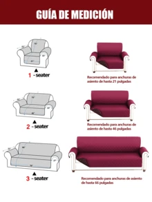 Reversible Sofa Cover For 1, 2, Or 3 Cushions, Splash-Resistant Furniture Protector With Foam Rods And Non-Slip Elastic Straps, Designed For Homes With Dogs And Cats, Protects Your Sofa From Scratches, Stains, And Pet Hair, Easy To Install And Clean, Practical And Decorative Accessory, Ideal For Mother's Day In Living Rooms, Bedrooms, And Family Spaces - 橘色 - 查看 5