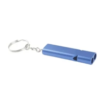 Multifunctional Aluminum Alloy High Decibel Emergency Whistle With Compass, Outdoor Camping Survival Whistle Keychain, Random Color Double Barrel Whistle Pendant Keychain, Outdoor Survival Emergency Whistle High Decibel Camping Tool - Whistle - View 13
