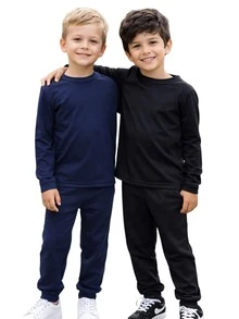 Boys' Thermal Winter Set | Boys' Winter Set | Kit Of 1, 2 Or 3 Children's Sets - 3 套套裝 - 查看 2