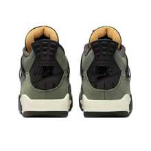 Nike Jordan ×  Air Jordan 4 舒適百搭 中幫 復古籃球鞋 男款 綠黑 - 綠黑 - 查看 5