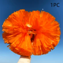 Pompones de unicolor mate, adecuados para baloncesto, deportes, danza, competiciones de gimnasia, actuaciones de baile cuadrado, actividades grupales, adecuados para diversas actividades escénicas Pompones de animación - flores de mano de animadora - Ver 27