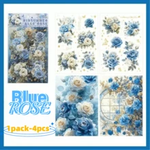 1/2 Pack Random Flower Stickers - Multicolor Flower Stickers Suitable For Various Occasions. Can Be Used For DIY Phone Cases, Luggage Or Decorating Your Photo Album - Multicolor - View 10