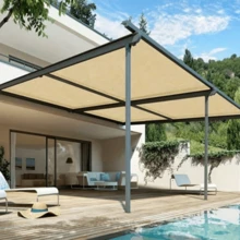 1pc UV Resistant HDPE Shade Sail, Railing Safety Fence, Garden Fence, Gazebo Shade Cloth, Privacy Screen, Outdoor Shade Net, Windproof, Birdproof, Insectproof, Snowproof, Dustproof, Suitable For Summer Camping, Outdoor Swimming Pool And Simple Garage - Multicolor - View 4