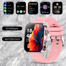 2026 New High-Definition Full-Touch Smart Watch, Unisex - Wireless Calling/Messaging, Multiple Sports Modes, Remote Camera Control, Outdoor LED Light, Compatible With Android And IOS, USB Charging, Alloy Case/Silicone Strap/Metal Strap, Modern Fashionable Clear Display, Fitness Tracker, Smart Watch, Multi-Function Smart Watch, Suitable For Halloween, Thanksgiving, Christmas And Other Occasions - View 14