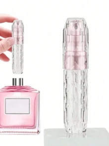 2pcs Portable Mini Refillable Perfume Atomizer, 5ml/0.2oz Travel Size Spray Bottle Accessories, Gift For Mom, Women, Girls, Travel Essentials, Summer Travel Necessity - Multicolor - View 1