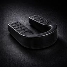 Sports Mouthguard For Boxing, Muay Thai, MMA, Professional, Adult, Moldable, Comfortable - 黑色 - 查看 1