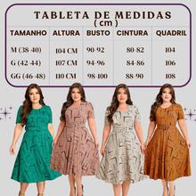 GODÊ MIDI DRESS, FLAT SKIRT WITH BELT, SHORT SLEEVES AND GEOMETRIC PRINT - Rust Brown - View 5