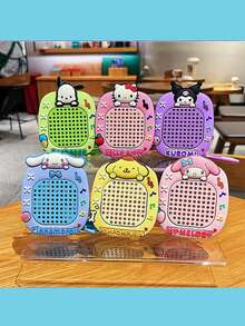 Móc khóa hoạt hình Sanrio dễ thương, móc khóa trang trí Kuromi & Cinnamoroll, món quà mặt dây chuyền nhỏ xinh! - Nhiều màu - Xem 2