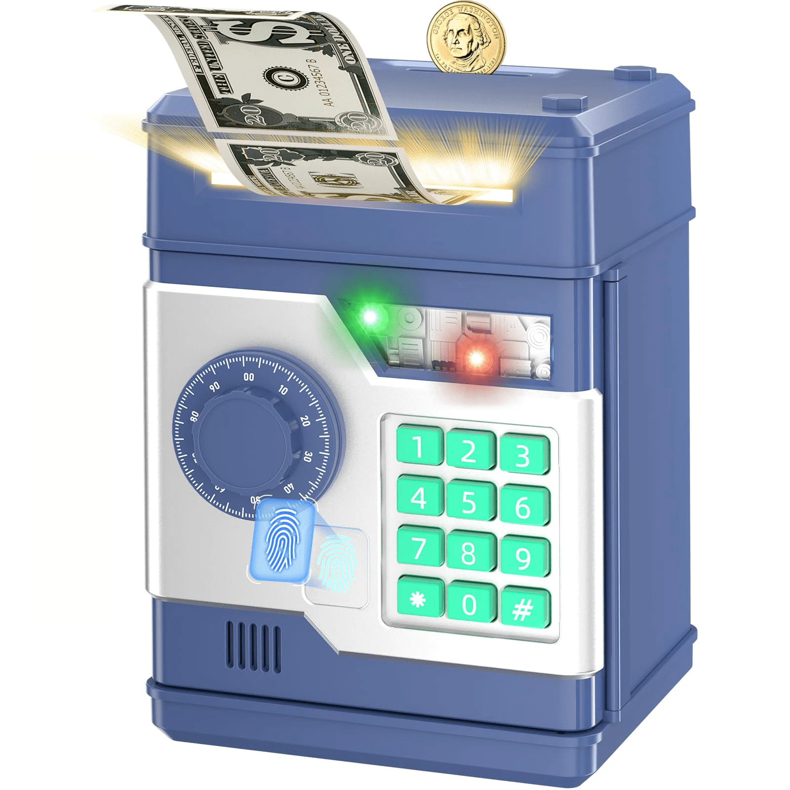 Piggy Banks Money Banks, Automatic Electronic Piggy Bank , Money Bank Toys For 3 4 5 6 7 8 9 10 Year Old Kids
