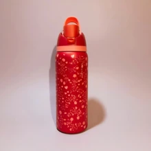32oz Insulated Stainless Steel Water Bottle Leakproof Travel Gym Office Mug - Coral Pink - View 9