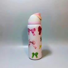 32oz Insulated Stainless Steel Water Bottle Leakproof Travel Gym Office Mug - Coral Pink - View 11