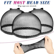 1 chiếc mũ lưới co giãn bằng nylon lót trong, kiểu dáng unisex để giữ ấm tóc. - 1PC - Xem 2
