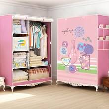 Armario Portátil para Ropa con Múltiples Rieles Colgantes y Estantes - Armario de Almacenamiento Multifuncional para Dormitorio y Sala de Estar, Organizador de Ropa Resistente, Guardarropas Portátil Fácil de Armar, Ideal para Apartamentos, Closets Pequeños y Espacios Reducidos - Ver 12