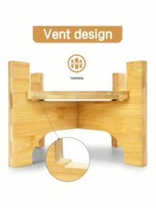 1个饮料分配器支架，适用于直径最大为8.66英寸的玻璃饮料分配器、水壶、玻璃瓶。是家庭、派对和餐饮活动的理想之选。饮料分配器支架，适用于直径8.66英寸的玻璃饮料分配器、水壶和容器，天然竹木材质。 - 米色 - 查看 5