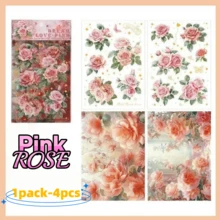 1/2 Pack Random Flower Stickers - Multicolor Flower Stickers Suitable For Various Occasions. Can Be Used For DIY Phone Cases, Luggage Or Decorating Your Photo Album - Multicolor - View 9